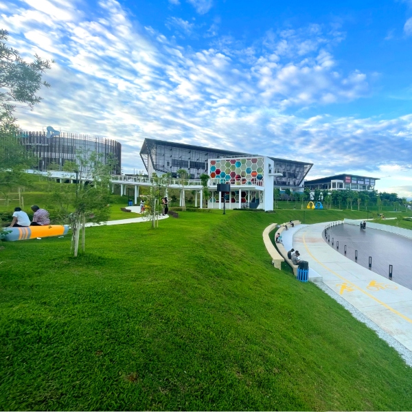 A beautiful greenery landscape of Setia AlamImpian in Alam Impian Shah Alam
