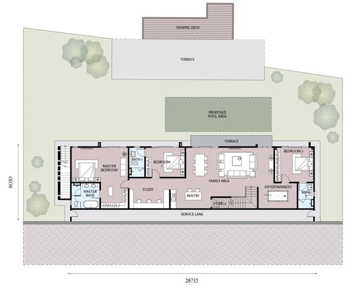 Duranta 1 Floor Plan (Lower Ground Floor)