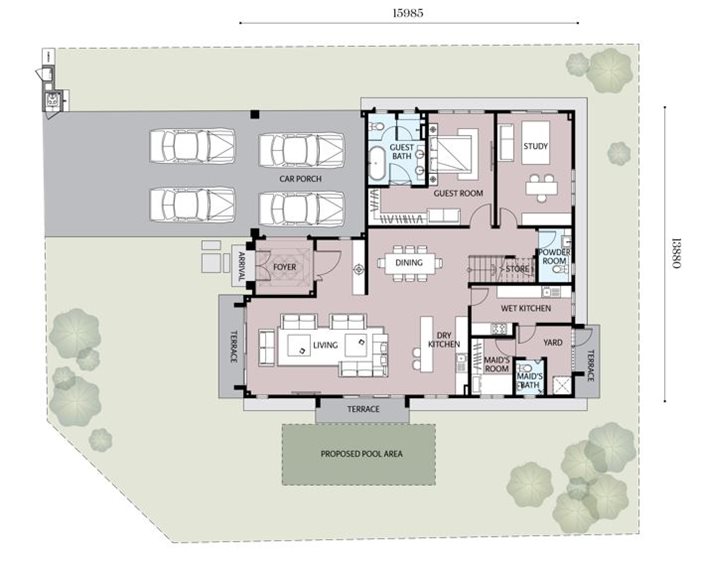 Carissa 2 Floor Plan (Ground Floor)