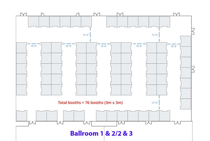 Ballroom 1 & 2 / Ballroom 2 & 3