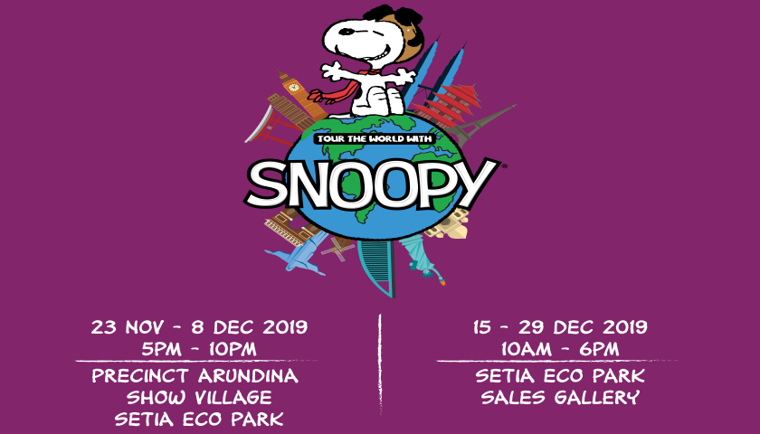Tour The World With Snoopy