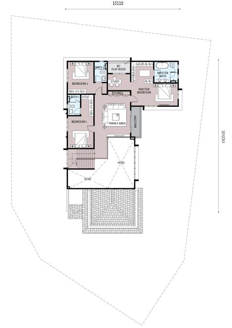 Bambusa 2 Floor Plan (1st Floor)