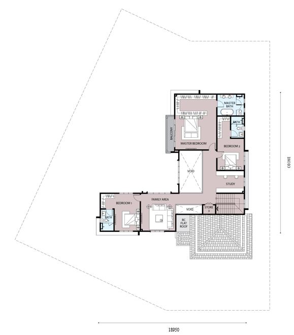 Emilia 1 Floor Plan (First Floor)