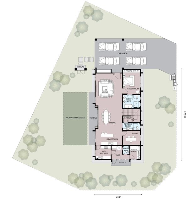Bambusa 3 Floor Plan (Ground Floor)