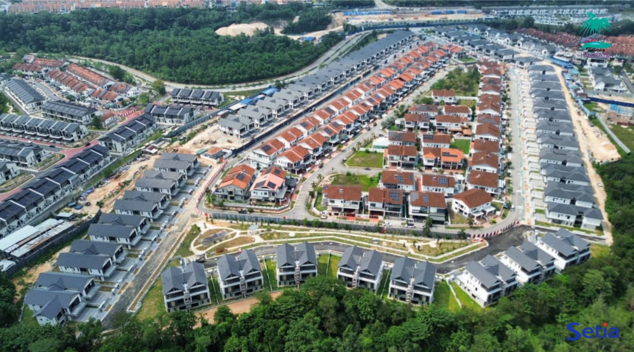 Anggun Villa II as at 29/3/2026 - The internal & external finishes of the said building including the wall finishes are currently in progress.