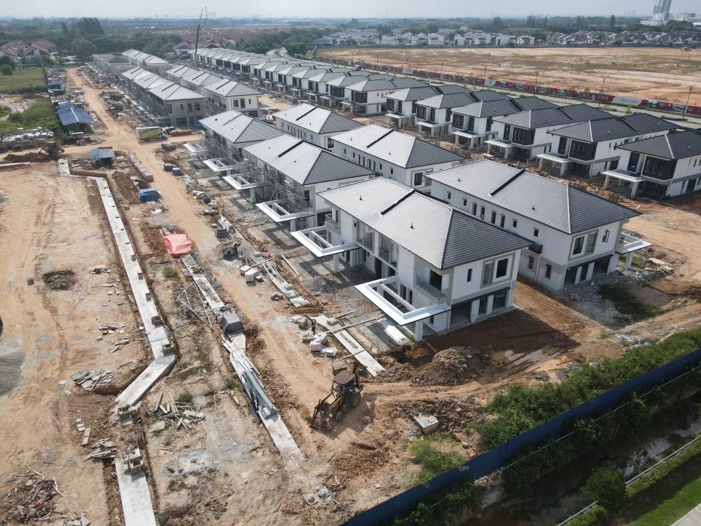 Ambrosia II as at 16/7/2025 - Construction of the structural framework, walls, and roofing of the building are currently in progress.