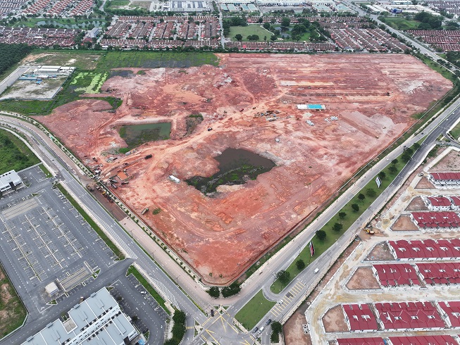(Test) City Centre Business Hub 2 - Site Clearing Work in Progress as at April 2025.