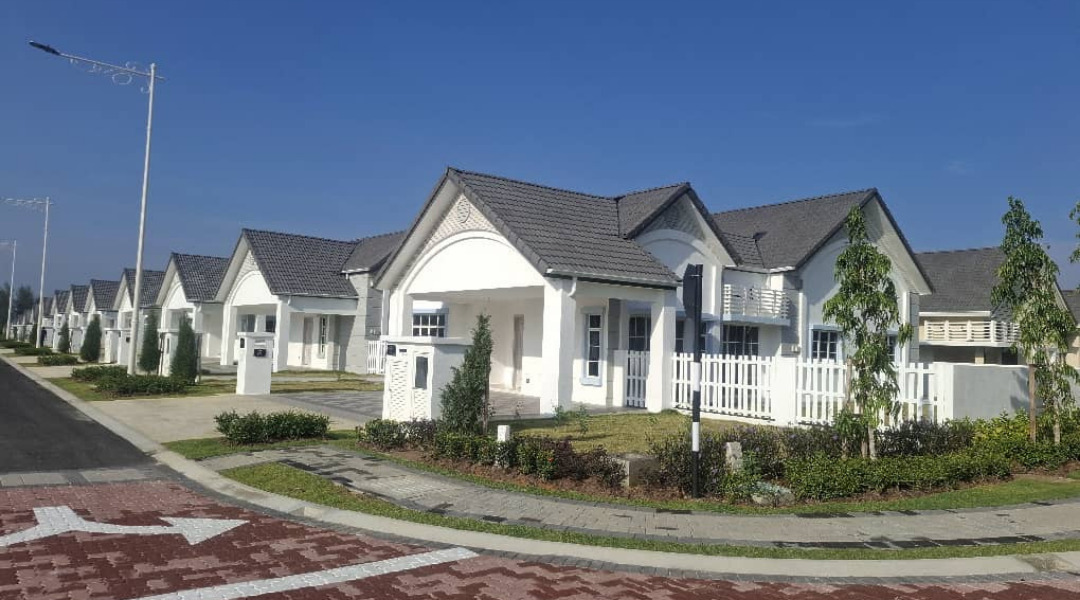 The roads serving the said building in progress as of 22 Feb 2026