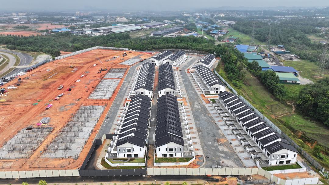 Phase A10-06 Ferrous 3 - Aerial view - Structure works in progress (6 Apr 2026) 