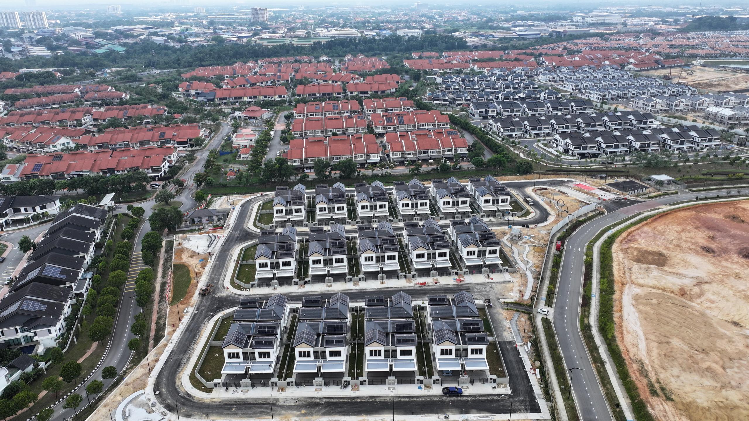 Phase A4-02 Hamlet - Aerial view - Structure works in progress (6 Apr 2026) 
