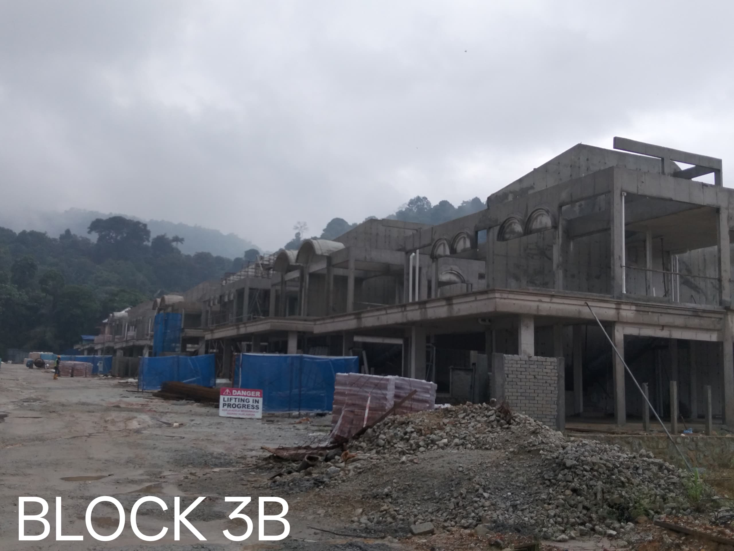 Amethea as at 30/11/2025 - The structural framework of the said Building in progress.