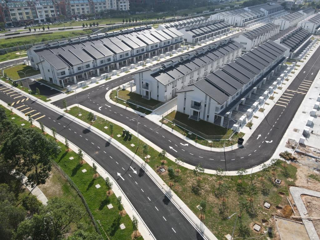 Laelia I as at 16/7/2025 - The roads serving the building is currently in progress.