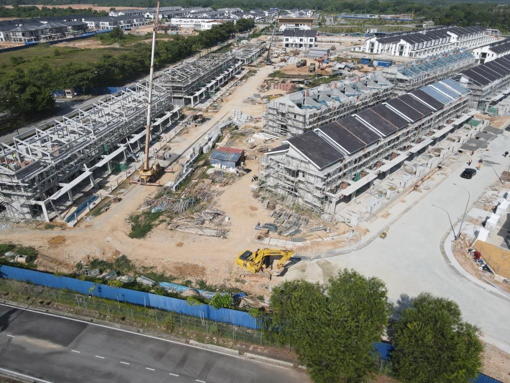 Laelia IV as at 16/7/2025 - The foundation work, including the construction of the structural framework for the building is currently in progress.