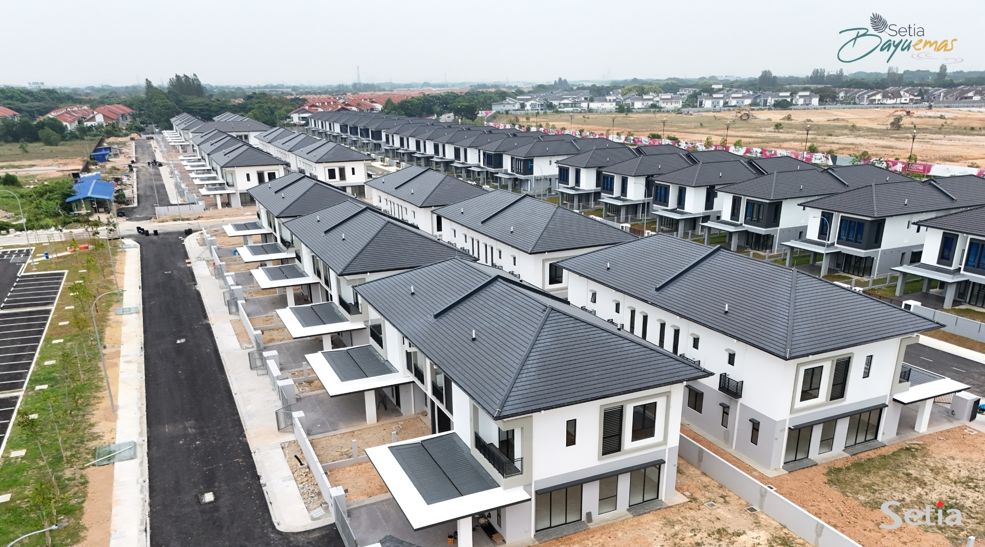 Ambrosia II as at 29/3/2026 - The wiring of the said building is currently in progress.