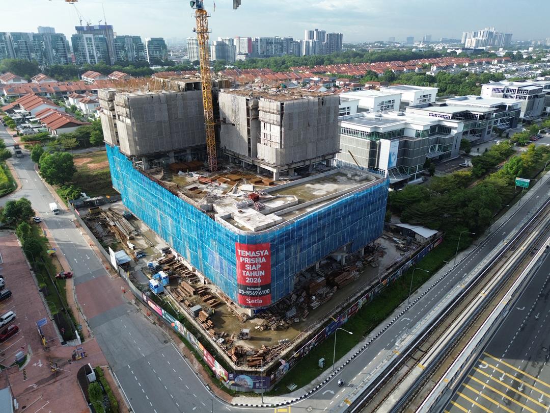 Phase 6F - Temasya Prisma Serviced Apartment - Superstructure work at Wing A and Wing B in progress. (3 Dec 2025)