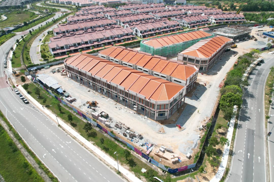 As of Feb 2026 – Structural Works, Brickworks, and Roofing work of The Said Building in Progress