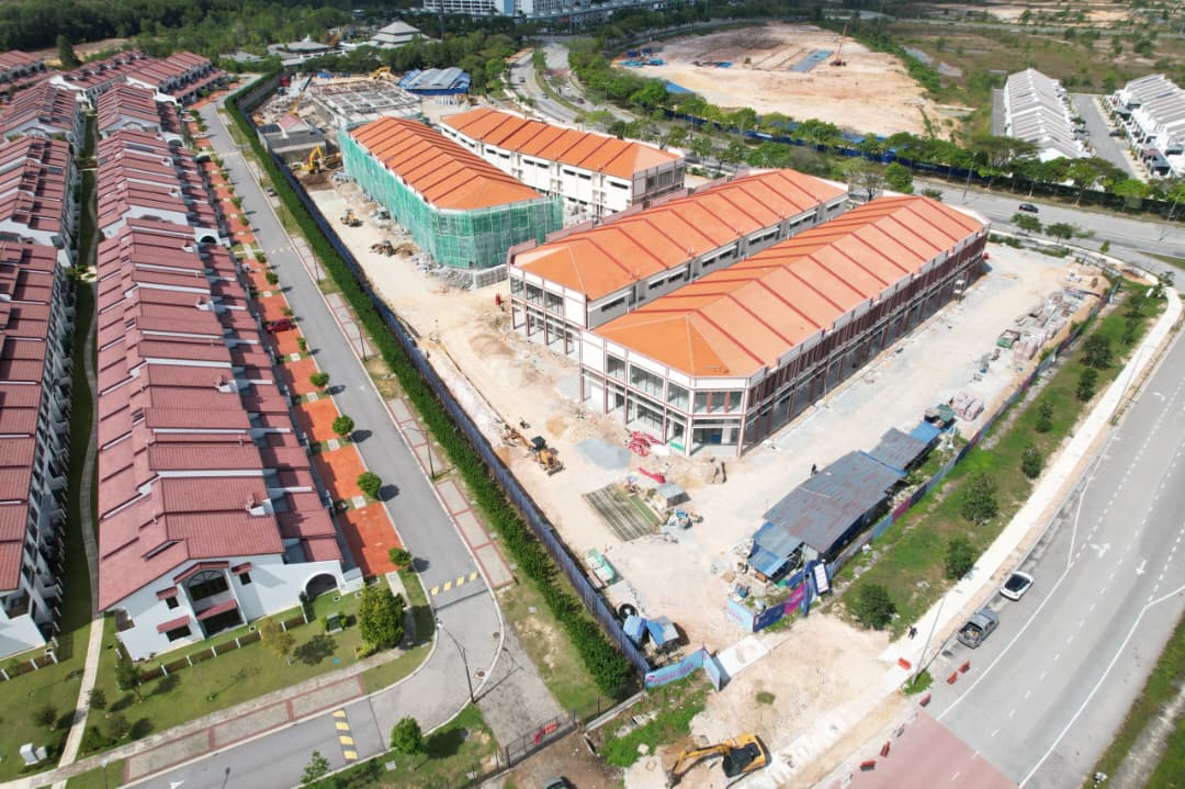 As of Feb 2026 – Structural Works, Brickworks, and Roofing work of The Said Building in Progress