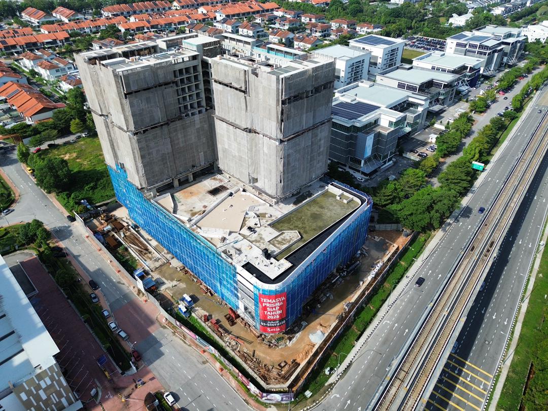 Phase 6F - Temasya Prisma Serviced Apartment - Architectural and super-structure work at Wing A and Wing B in progress. (4/5/2026)