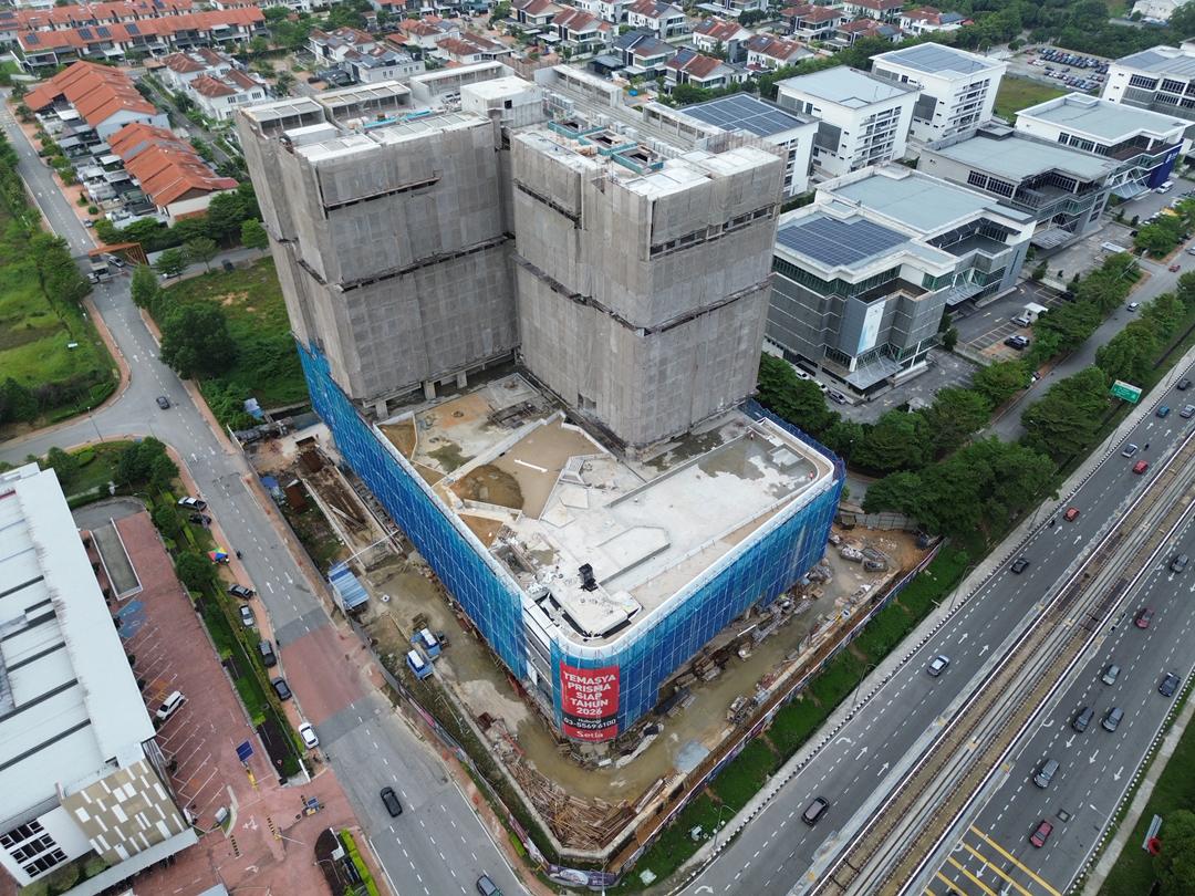Phase 6F - Temasya Prisma Serviced Apartment - Architectural and super-structure work at Wing A and Wing B in progress. (4/5/2026)
