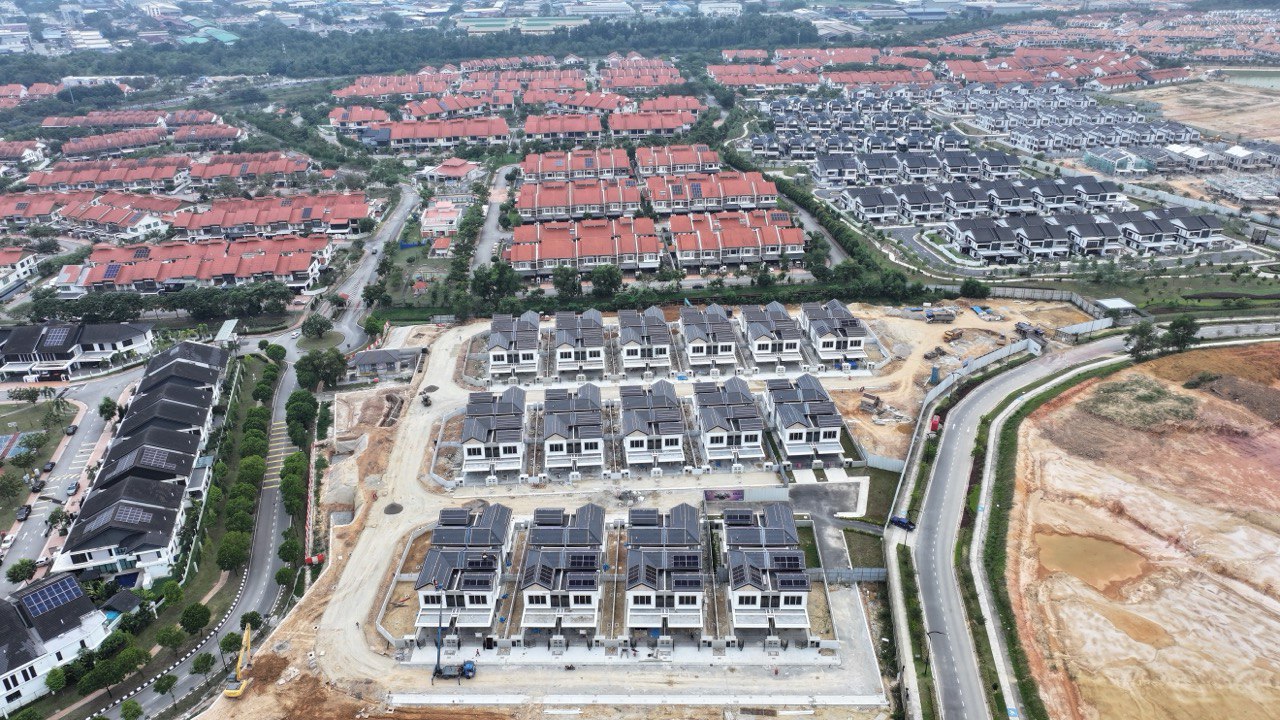 Phase A4-02 Hamlet - Aerial view - Structure works in progress (3 Feb 2026) 
