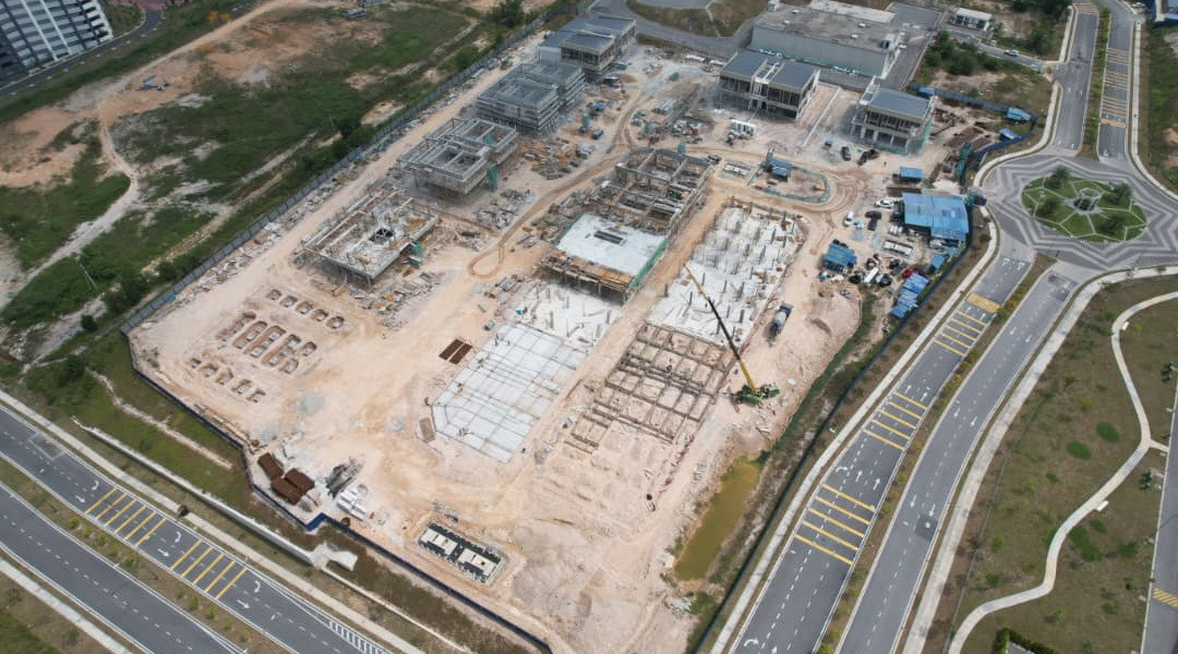 The structural framework of the said Property in progress as of 22 August 2026