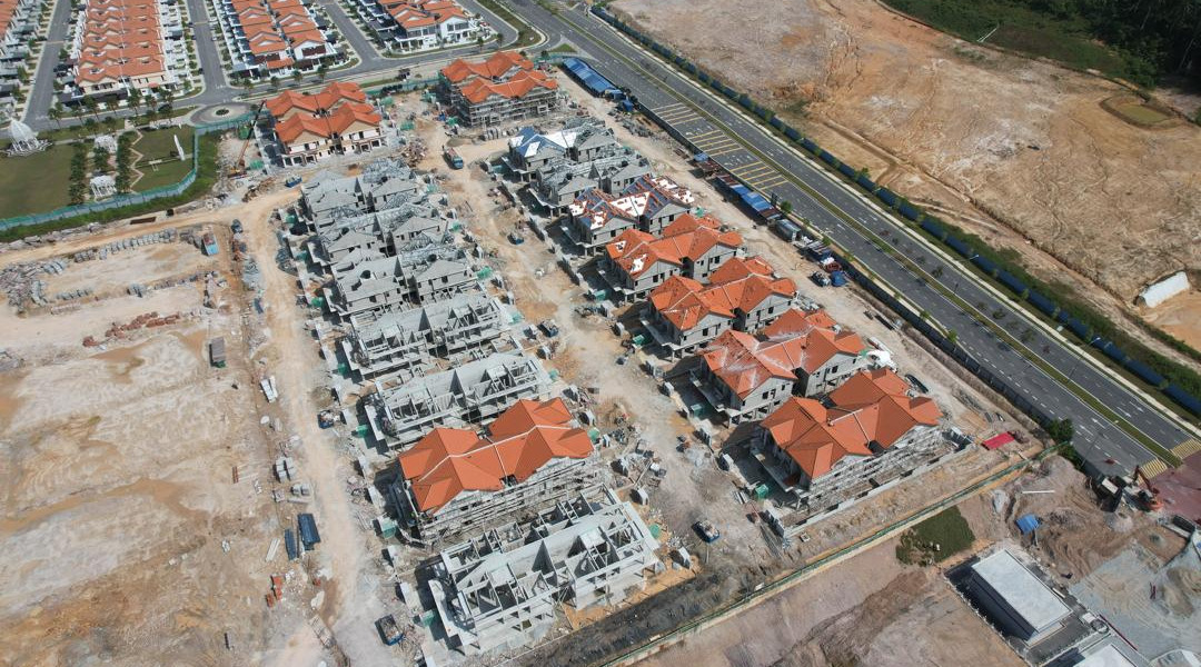 The walls of the said Building with door and window frames placed in position of said Building in progress as of 22 June 2026