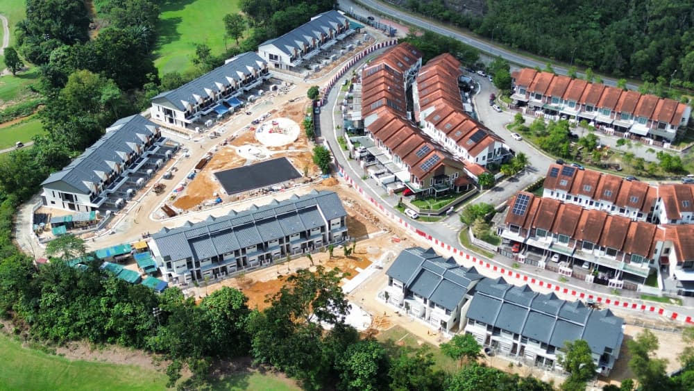 Site photo Bandar Kinrara Irama Villa 4 Phase 7A4D as at 21/01/2025 - 72.5% site progress - The drains serving the said building.