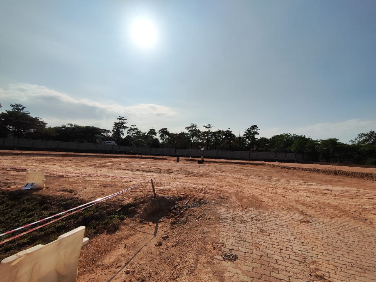 Foundation works in progress as of 29 Aug 2025