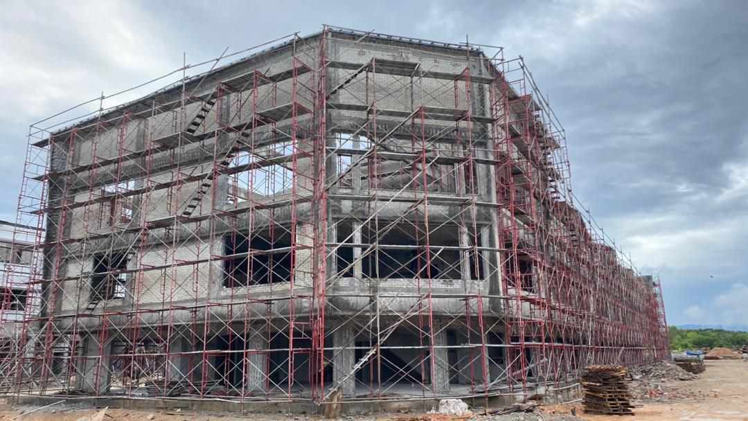 The roofing of the said Property in progress as of 29 Aug 2025