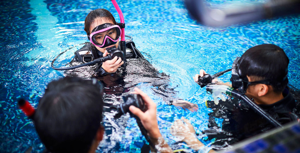THE LARGEST INDOOR SALT-WATER OLYMPIC-SIZE POOL & COMPETITIVE DIVING PLATFORM