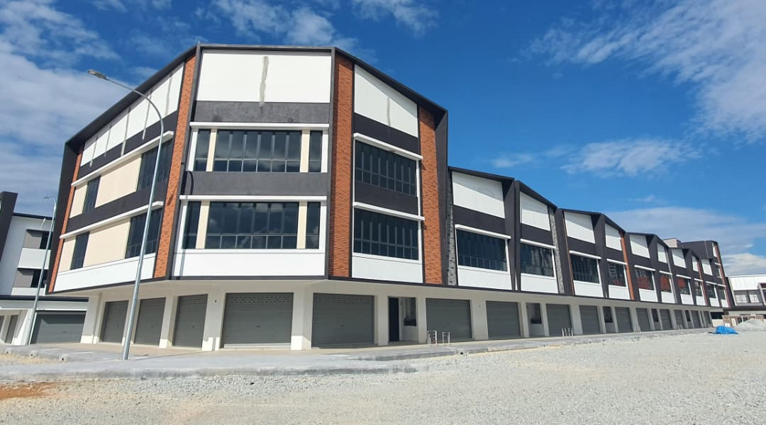 The roads serving the said building in progress as of 22 June 2026
