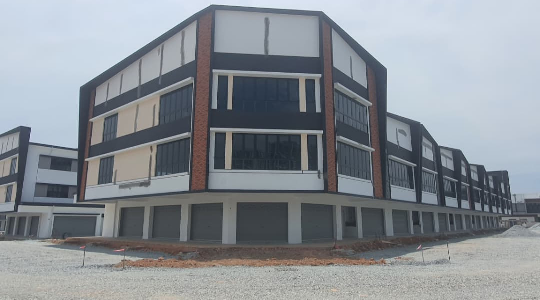 The roads serving the said building in progress as of 22 Feb 2026
