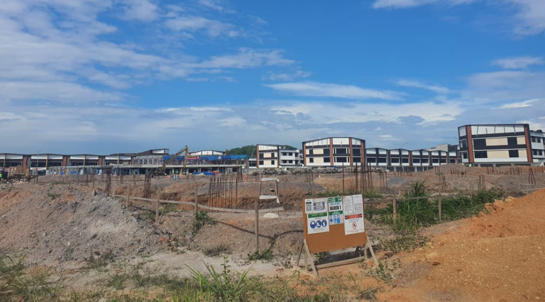 The structural framework of the said property in progress as of 22 June 2026
