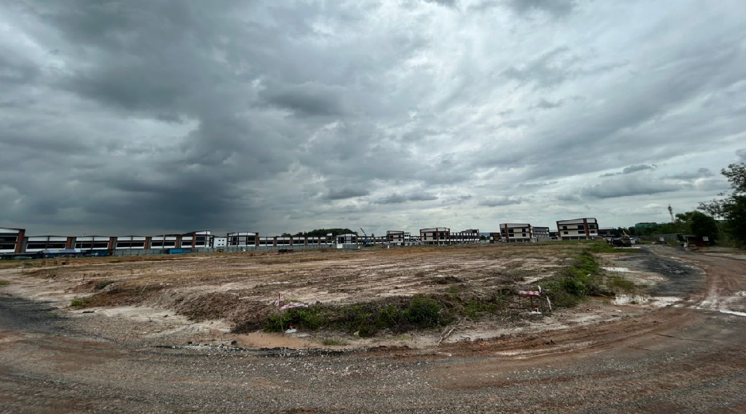 The foundation in progress as of 22 Dec 2025