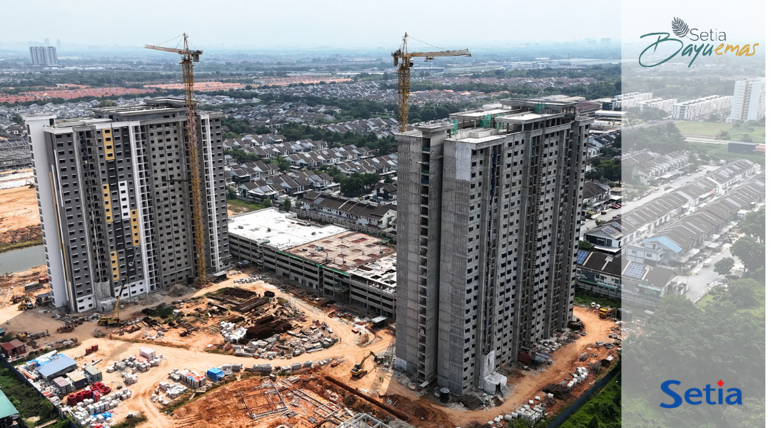 Pangsapuri Bayu Impian as at 26/7/2026 - Stage 2 (b) and (c) - The structural framework and walls of the said building are currently in progress.