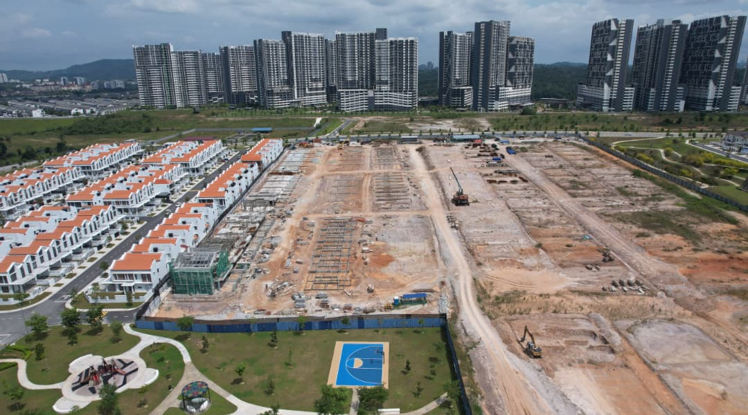 The foundation of the said building in progress as of 22 June 2026