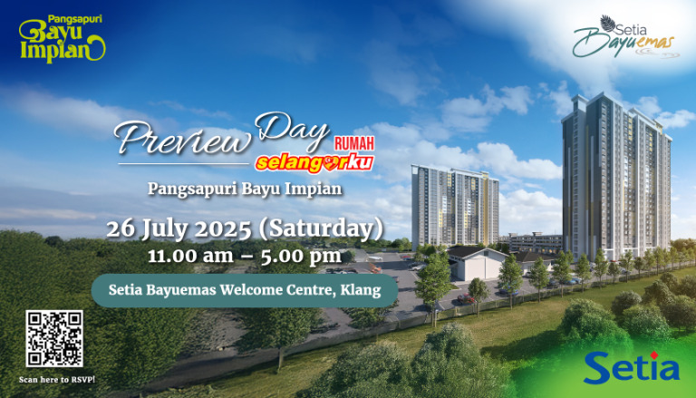 Preview Day: Rumah Selangorku Pangsapuri Bayu Impian