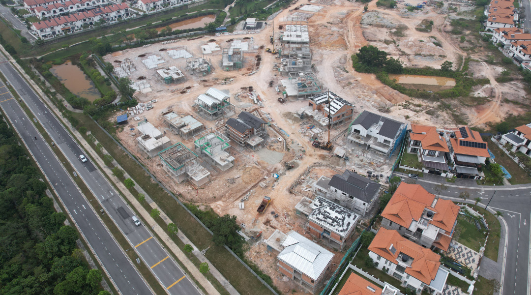 The structural framework of the said Building in progress as of 22 August 2026.