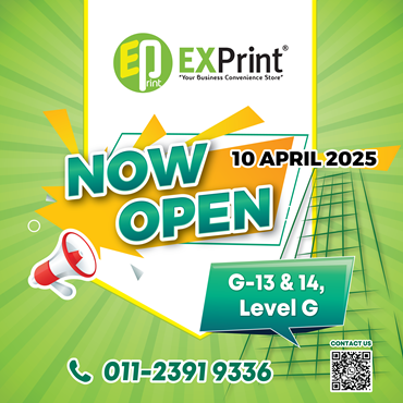 The grand opening of EXPrint outlet @ 📍INC, KL Eco City