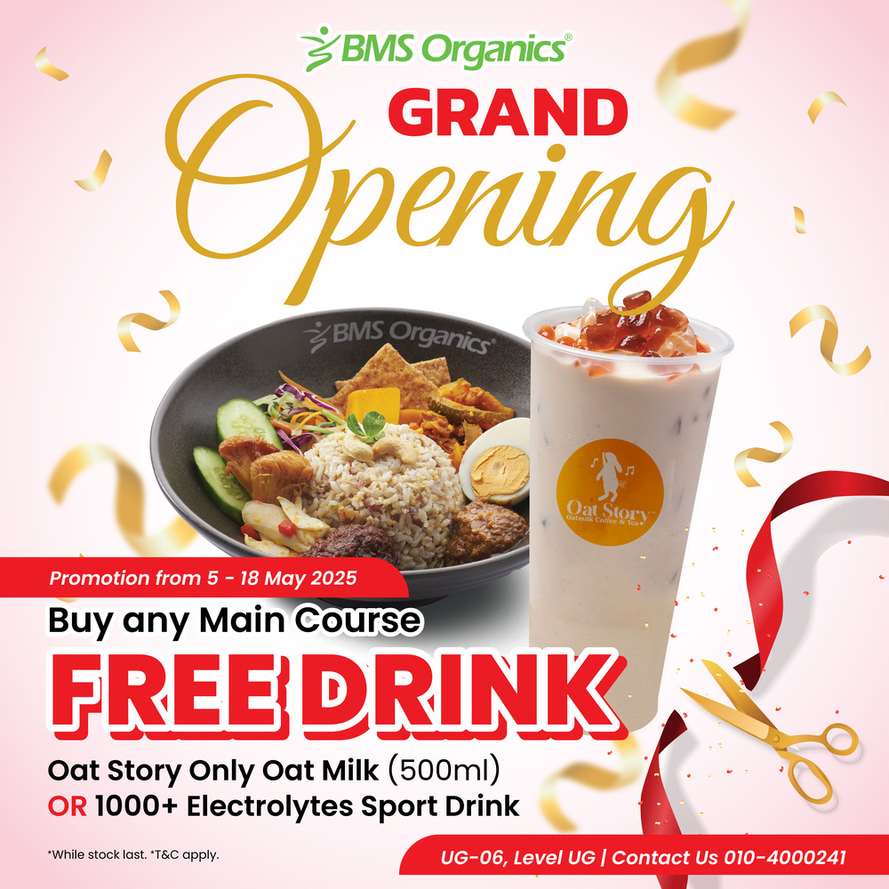BMS Organics KL Eco City – Grand Opening Promo