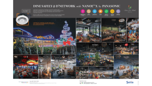 DINE SAFELY @ D’NETWORK with NANOE™X by PANASONIC