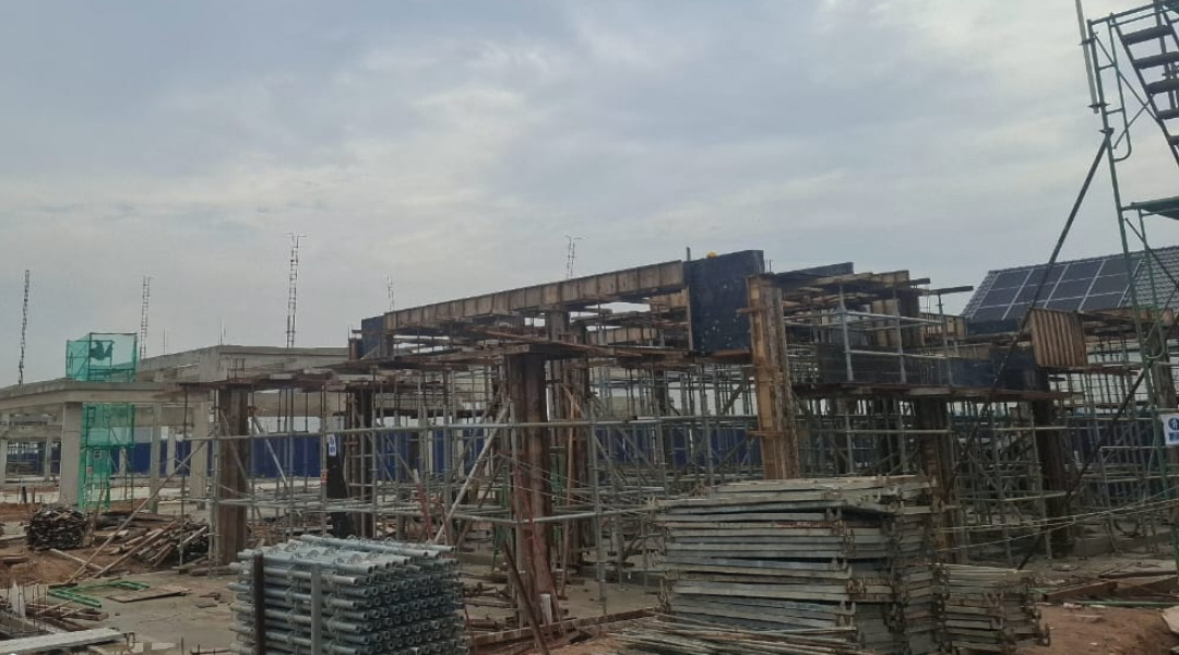 The foundation of the said Building in progress as of 22 April 2026