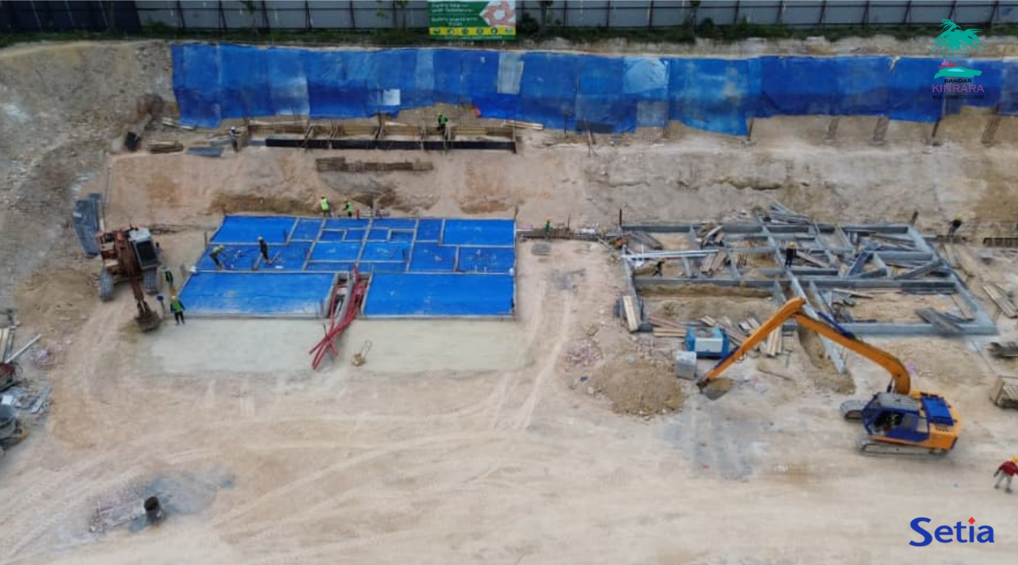 Legasi Villa as at 29/3/2026 - Stage 2(a) - The foundation of the said building is currently in progress.