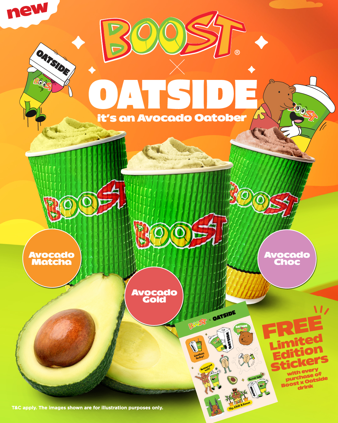 Boost x Oatside It’s an Avocado Oatober