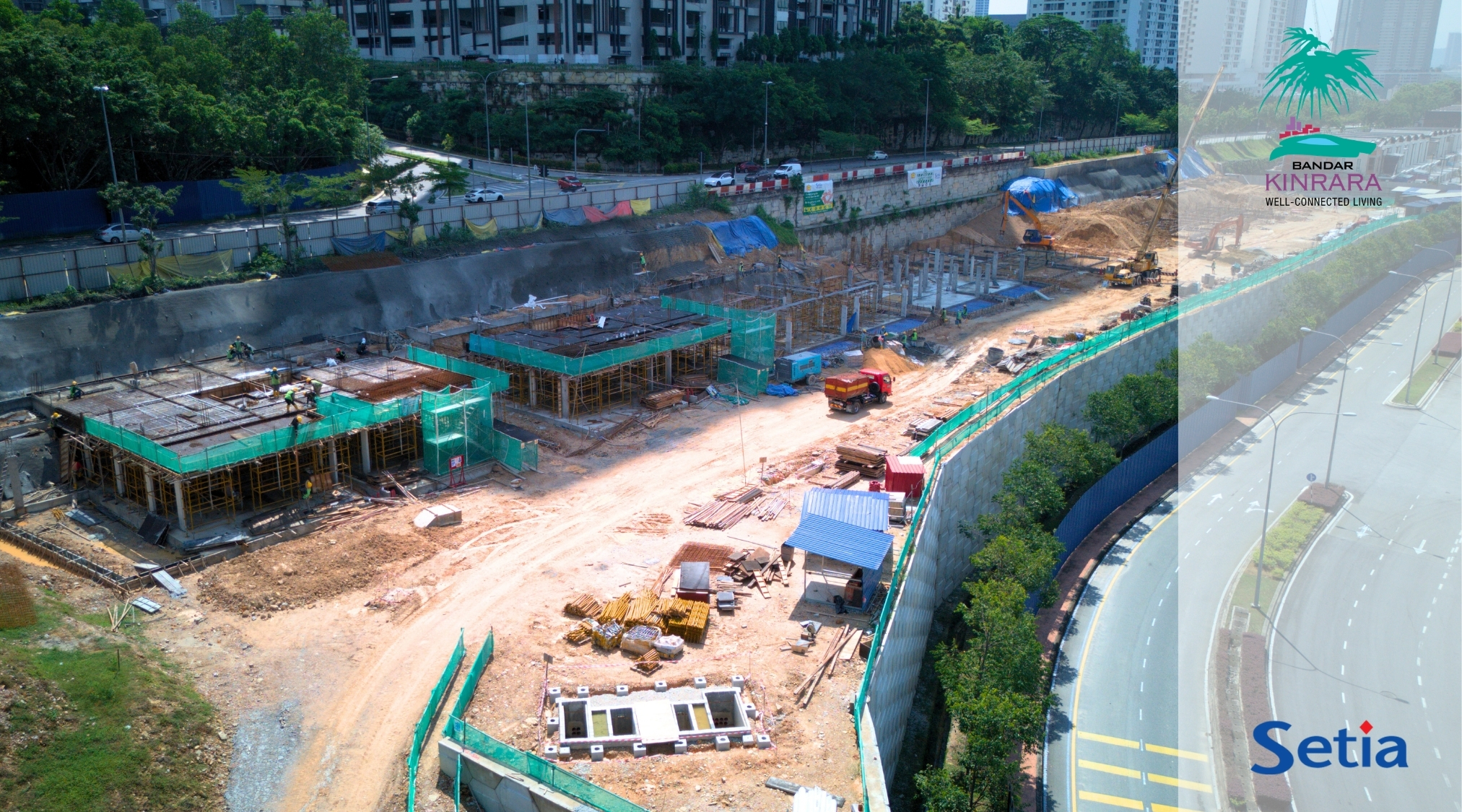 Legasi Villa as at 26/5/2026 - Stage 2(a) & 2(b) - The foundation and structure of the said building is currently in progress.