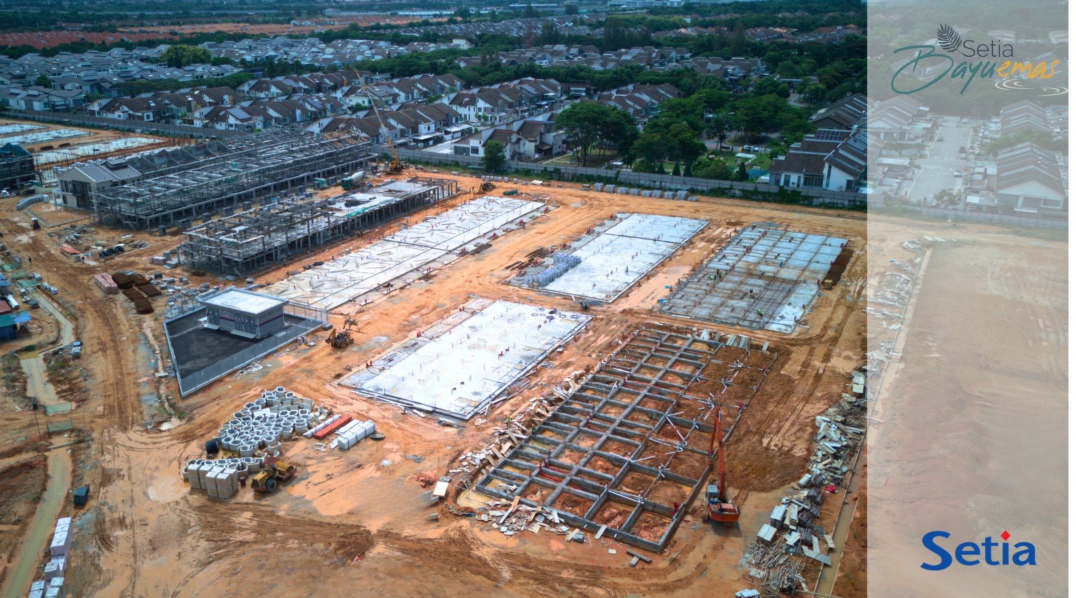 Aurora as at 22/5/2026 - Stage 2(a) & (b) - The foundation and structural framework of the said building are currently in progress.