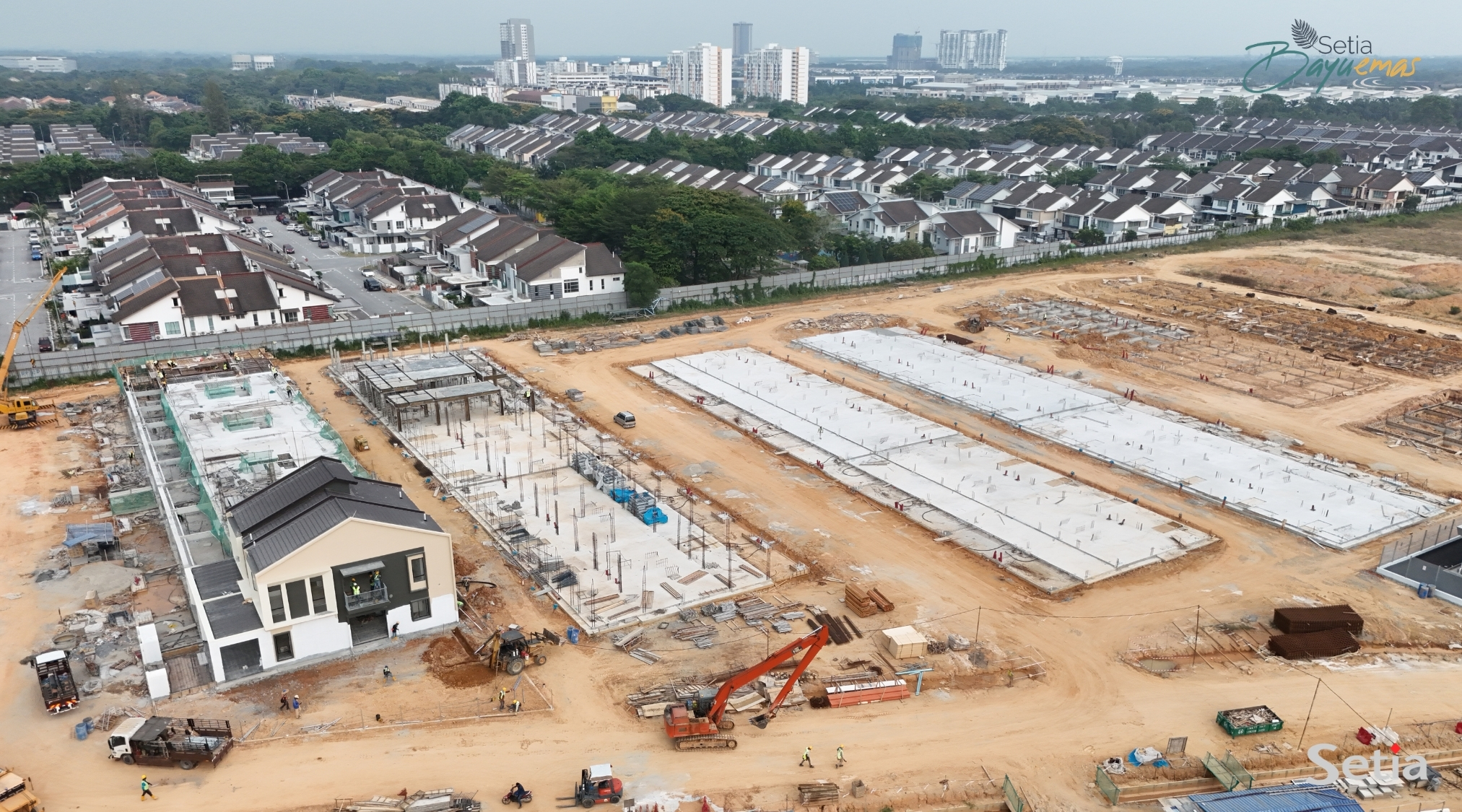 Aurora as at 29/3/2026 - Stage 2(a) & (b) - The foundation and structural framework of the said building are currently in progress.