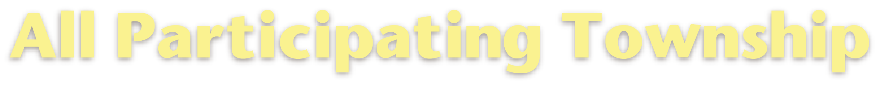 All Participating Township
