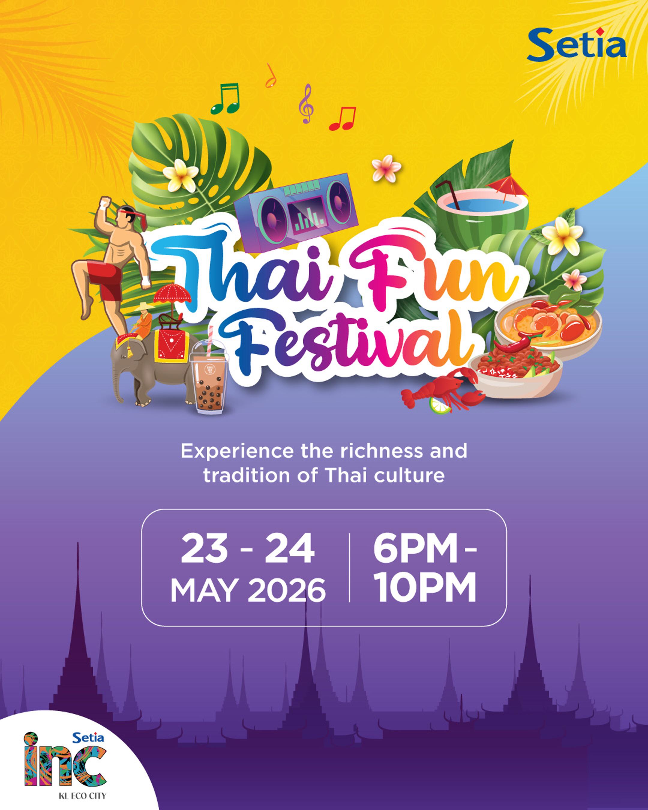 ✨ Experience the richness & tradition of Thai culture at the Thai Fun Festival! ✨